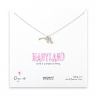 maryland necklace, sterling silver