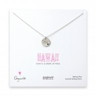 hawaii necklace, sterling silver