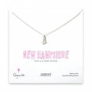 new hampshire necklace, sterling silver