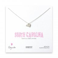 south carolina necklace, sterling silver