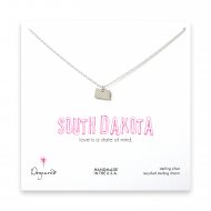 south dakota necklace, sterling silver