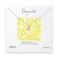 open a necklace, sterling sliver- 18 inches