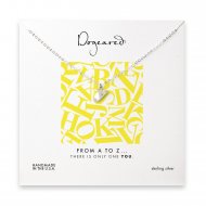 open y necklace, sterling silver -18 inches