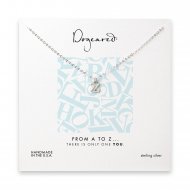 open z necklace, sterling silver -18 inches