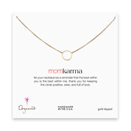 mom karma gold dipped necklace - 18 inches