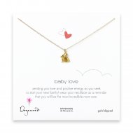 future mom necklace, gold dipped