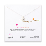 mom wisdom sterling silver necklace