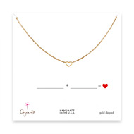 fill in the blanks gold dipped necklace - 18 inches