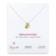 love collection lock and key necklace, sterling silver