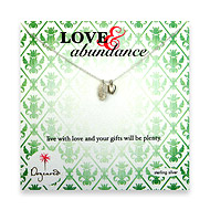 the love & abundance sterling silver necklace