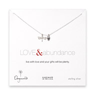 the love & abundance sterling silver necklace