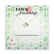 the love & friendship sterling silver necklace