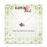 the love & luck necklace sterling silver