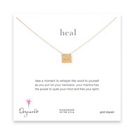 heal mantra gold dipped necklace
