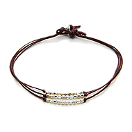 maroon sparkle bracelet