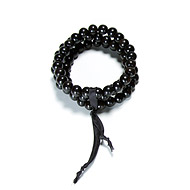 not to worry ebony wood bracelet set of 3
