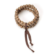 not to worry pebble wood bracelet set of 3
