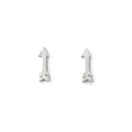 small arrow stud earrings, sterling silver