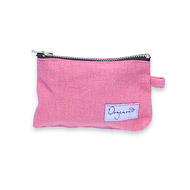 re spun itty bitty pink pouch