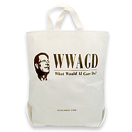 WWAGD-what would Al Gore do? reusable shopping bag