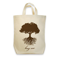 hug me recycle reusable shopping bag