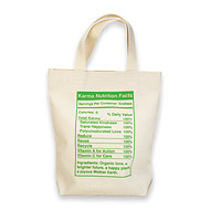 karma nutrition organic tiny tote bag