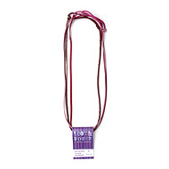 lost and found double leather headbands berry, plum, pink set of 3