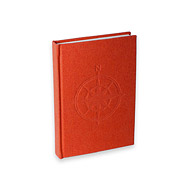 re spun compass journal in pumpkin