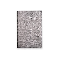 small love journal with charcoal leather