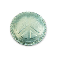 peace mint leather paperweight