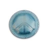 peace ocean leather paperweight