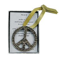 peace house blessing silver bronze peace sign