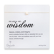 pearls of wisdom necklace on thread