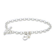the mom and pearl charm bracelet