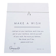 make a wish teeny wishbone sterling reminder necklace