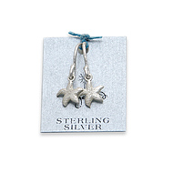charmed earrings sterling silver starfish