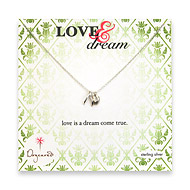 love & dream sterling silver necklace