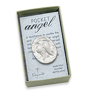 recycled sterling silver pocket angel