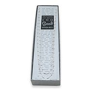 100 good wishes sterling silver beaded necklace