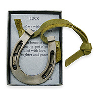 luck horseshoe house blessing silver bronze horseshoe
