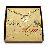 love makes the world go round gold dipped pearl charm bracelet
