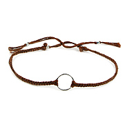 karma friendship bracelet sterling silver on earth thread