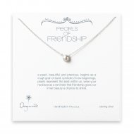 bridal pearls of friendship pearl necklace, sterling silver