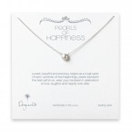 bridal pearls of happiness pearl necklace, sterling silver