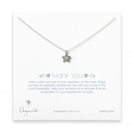 bridal thank you cherry blossom necklace, sterling silver