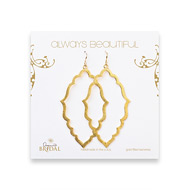 bridal always beautiful moroccan gold dipped earrings