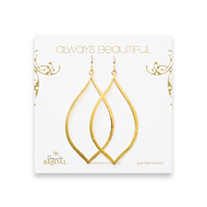 bridal always beautiful eye gold dipped earrings