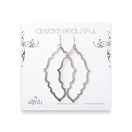 bridal earrings, always beautiful moroccan, sterling silver