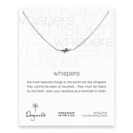 whispers seagull sterling silver necklace