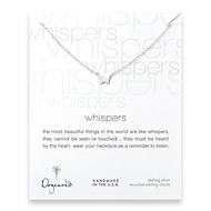 whispers butterfly necklace, sterling silver